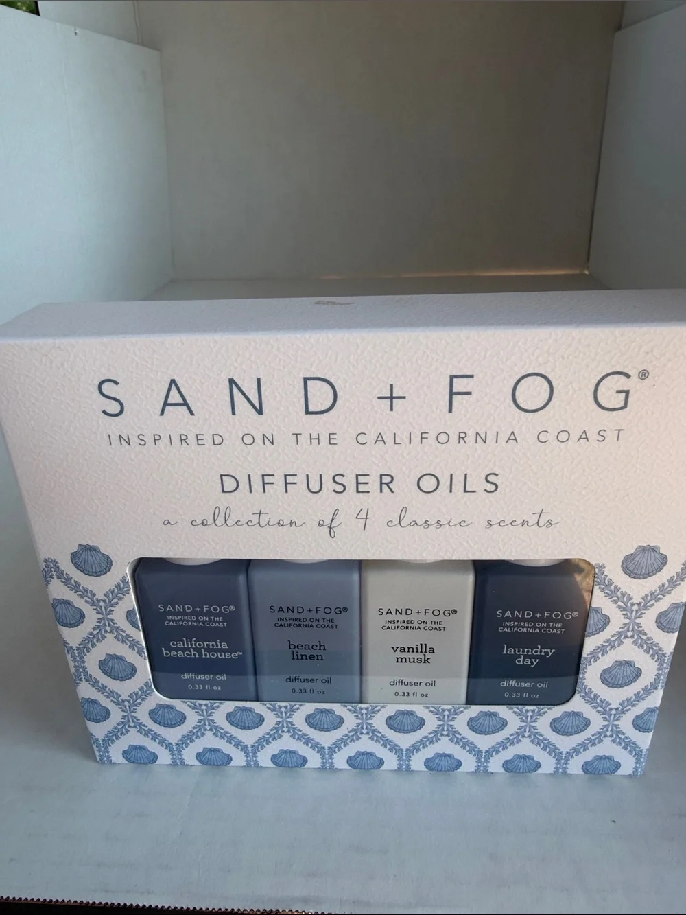 SAND+FOG Blue Diffuser Oils Set - Coastal Scent Collection